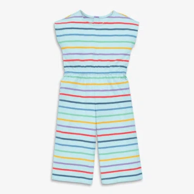 Primary Kids Backyard Romper In Blue