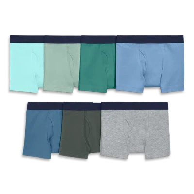 Primary Kids Boxer 7-pack In Neutral Underwear Mix