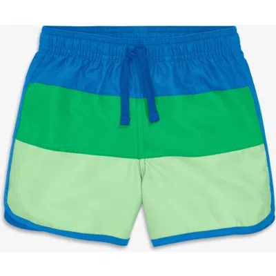 Primary Kids Color Block Board Short In Multi