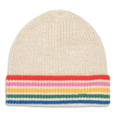 Primary Kids Cotton Beanie In Rainbow Stripe (little Kid, Big Kid) In Multi
