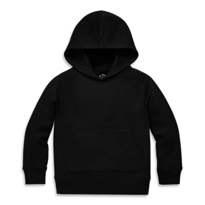 Primary Kids Cozy Fleece Pullover Hoodie In Black