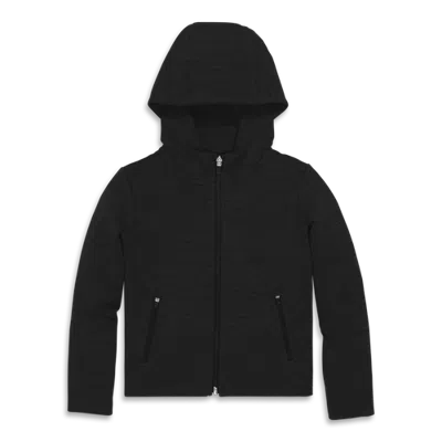 Primary Kids Cozy Flexknit Zip Hoodie In Black