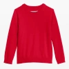 Primary Kids Crewneck Sweater In Red