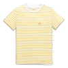 Primary Kids Embroidered Pocket Tee In Stripe In Sunlight White Stripe