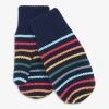 Primary Kids Fleece-lined Rainbow Stripe Mittens In Blue
