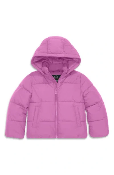 Primary Kids' Fleece-lined Puffer Jacket In Pink