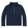 Primary Kids Flexknit Half-zip Pullover In Blue