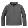 Primary Kids Flexknit Half-zip Pullover In Gray