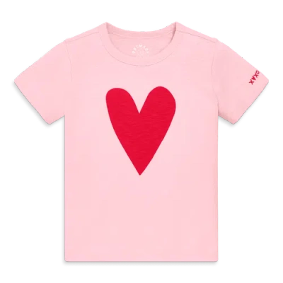 Primary Kids Heart Tee In Pink