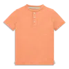 Primary Kids Heathered Henley Tee In Goldfish