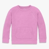 Primary Kids Heathered Waffle Pocket Tee In Purple