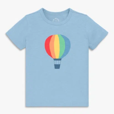 Primary Kids Hot Air Balloon Tee In Blue