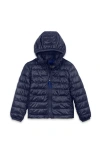 Primary Kids Lightweight Puffer Jacket In Navy