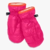 Primary Kids Lightweight Puffer Mittens In Pink