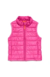 Primary Kids Lightweight Puffer Vest In Pink