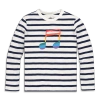 Primary Kids Long Sleeve Rainbow Music Tee In Multi