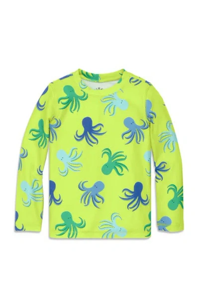 Primary Kids Long Sleeve Rash Guard In Ocean Pals In Multi