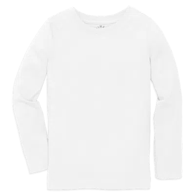 Primary Kids Long Sleeve Slim Tee (toddler, Little Kid, Big Kid) In White