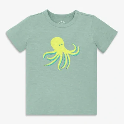 Primary Kids Octopus Tee In Green