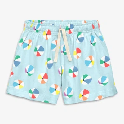 Primary Kids Park Short In Seasonal Prints In Blue