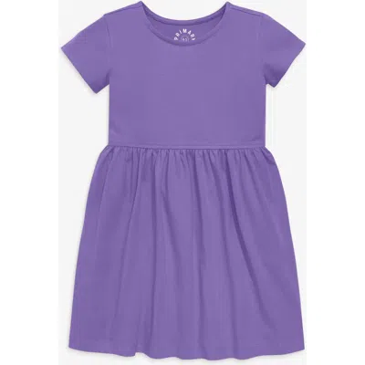 Primary Kids Perfect Pocket Dress In Purple