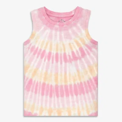 Primary Kids Pocket Tank In Tie Dye In Multi