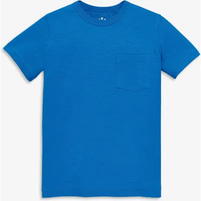 Primary Kids Pocket Tee In Blue