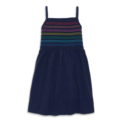 Primary Kids Rainbow Smocked Tank Dress
