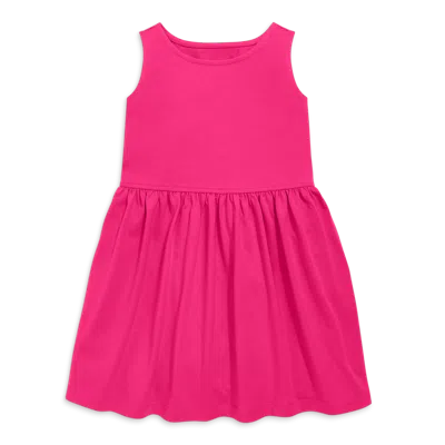 Primary Kids Recess Dress In Fuchsia