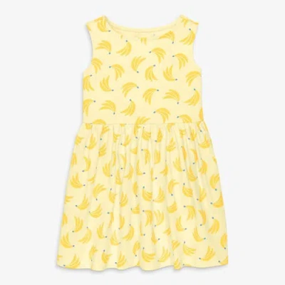 Primary Kids Recess Dress In Seasonal Prints In Yellow