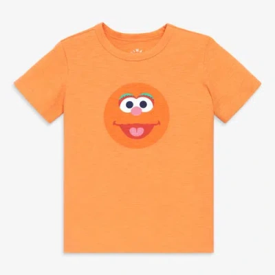 Primary Kids Sesame Street Friends Tee In Orange