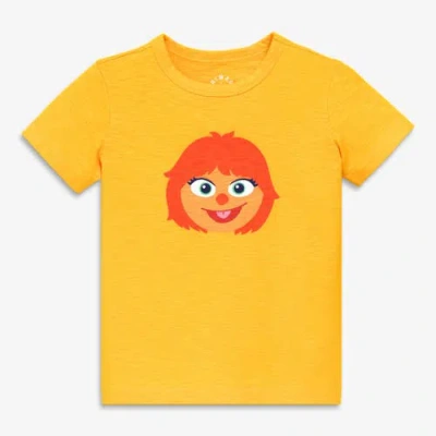 Primary Kids Sesame Street Friends Tee In Yellow