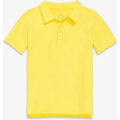 Primary Kids Short Sleeve Polo In Yellow