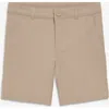 Primary Kids Staycool Stretch Flat Front Short In Brown