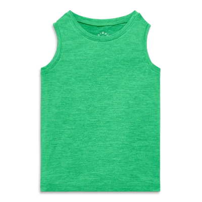 Primary Kids Staycool Tank In Green Apple