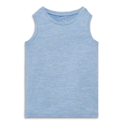 Primary Kids Staycool Tank In Vintage Blue