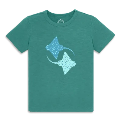 Primary Kids Stingray Tee In Blue
