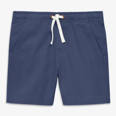 Primary Kids Stretch Chino Drawstring Short In Blue