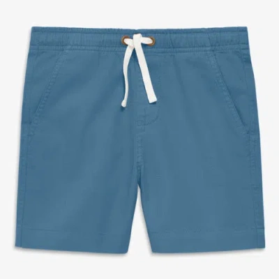 Primary Kids Stretch Chino Drawstring Short In Blue