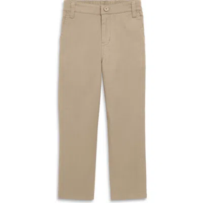 Primary Kids' Stretch Chinos In Light Khaki