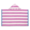 Primary Kids Stripe Hoodie Towel In Lilac Stripe