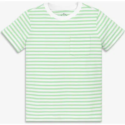 Primary Kids Stripe Pocket Tee In Multi