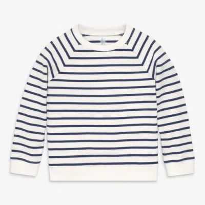 Primary Kids Sweatshirt In Candy Stripe In Brown