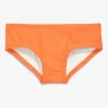Primary Kids Swim Bikini Bottom  In Solid In Orange