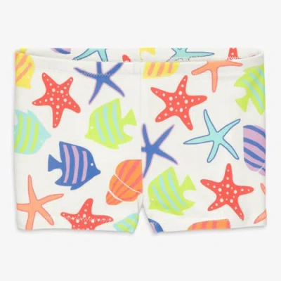 Primary Kids Swim Shortie In Under The Sea In Multi