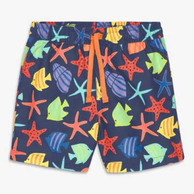 Primary Kids Swim Trunk In Under The Sea In Multi
