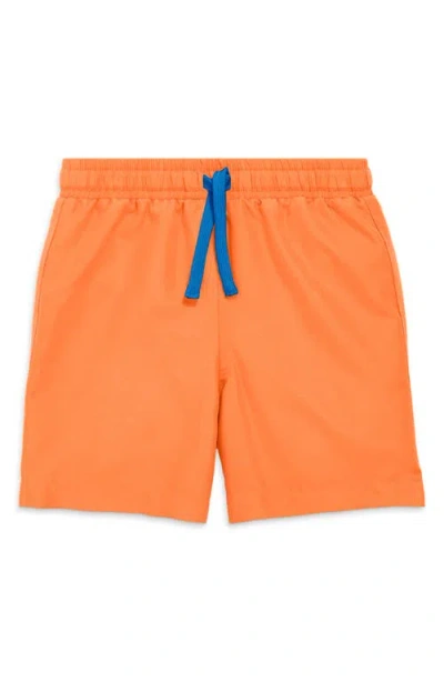 Primary Kids' Swim Trunks In Orange