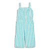 Primary Kids Tank Jumpsuit In Seersucker Stripe In White Coast Stripe