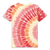 Primary Kids Tie-dye Tee In Warm Tie Dye Spiral