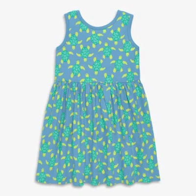 Primary Kids Tiered Tank Dress In Seasonal Prints In Multi